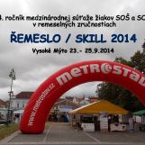 Medzinárodná súťaž Řemeslo/Skill 2014 vo Vysokom Mýte, ČR