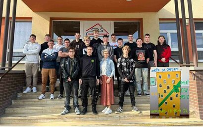 Stužková slávnosť triedy IV.A