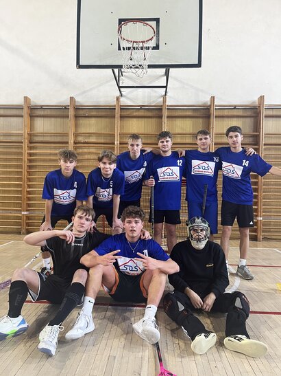 Tretie miesto našich žiakov na OK vo florbale chlapcov SŠ