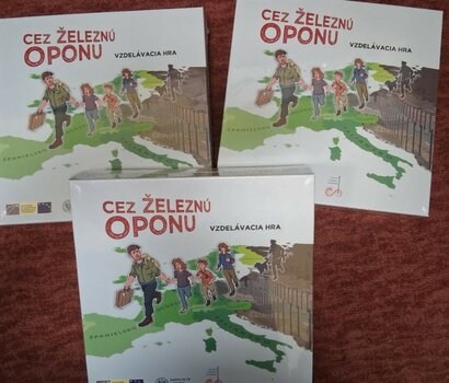 Vzdelávacia stolová hra ,,Cez železnú oponu“