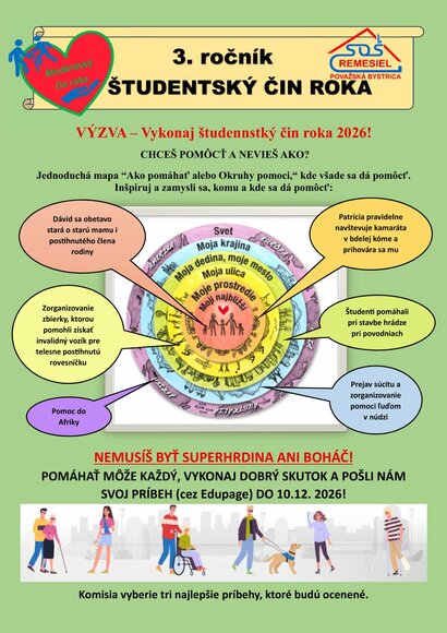 ŠTUDENTSKÝ ČIN ROKA