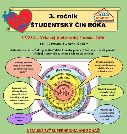 ŠTUDENTSKÝ ČIN ROKA