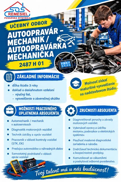 Autoopravár - mechanik/mechanička