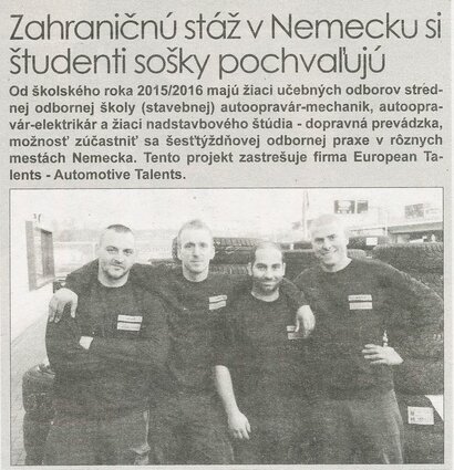Napísali o nás