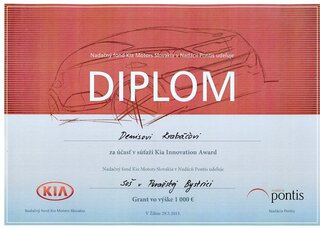 Kia innovation award - diplom02