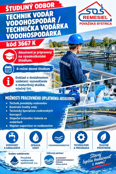 Technik vodár vodohospodár 