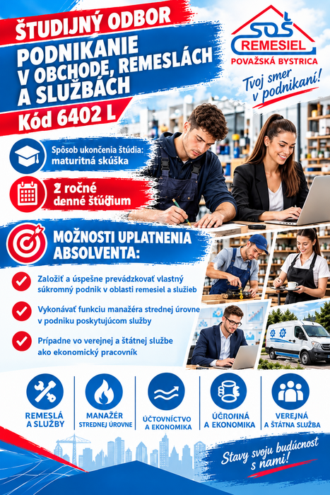 Podnikanie v obchode, remeslách a službách