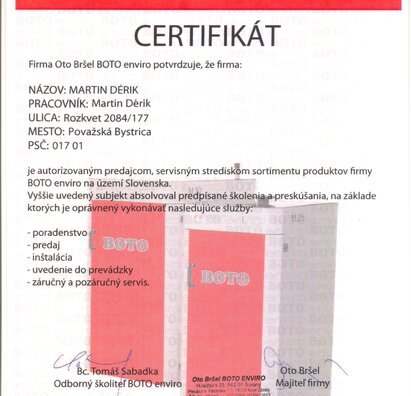 Školenie vo firme BOTO enviro