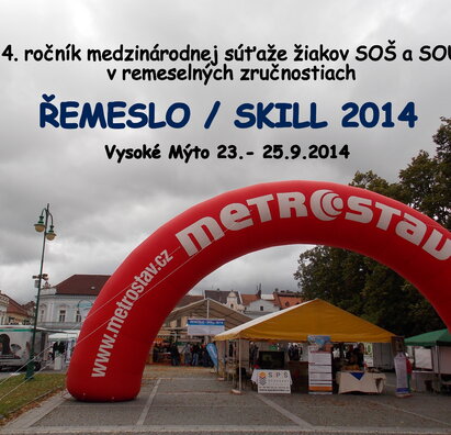 Medzinárodná súťaž Řemeslo/Skill 2014 vo Vysokom Mýte, ČR