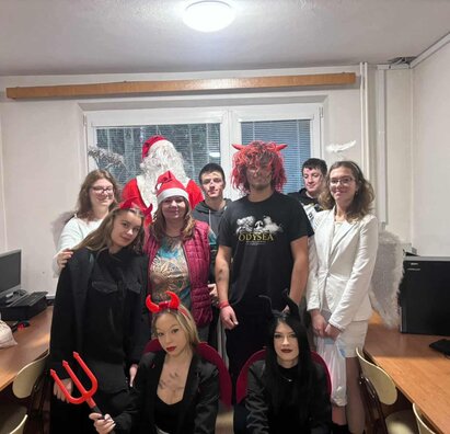 Mikulášska družina na našej škole